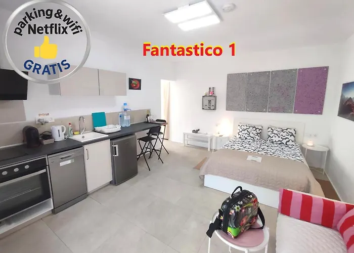 Apartament Fantastico Terrasse Balkon Klima Kueche Gratis Parkplatz Bbq Puerto de la Cruz (Tenerife)