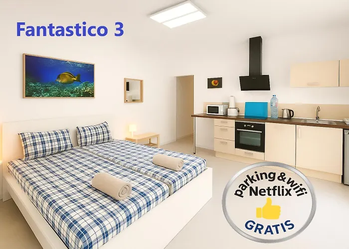 Fantastico Terrasse Balkon Klima Kueche Gratis Parkplatz Bbq Lägenhet